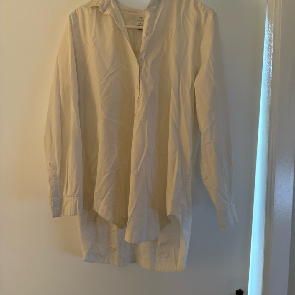 LOFT Ivory Pullover Blouse